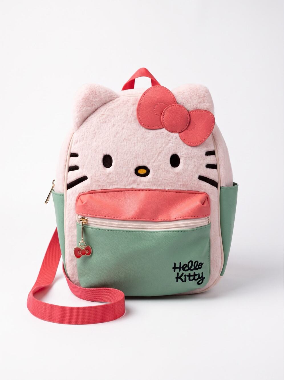 Sanrio Hello Kitty White Blue Pink Girly Medium Character Backpack Bag